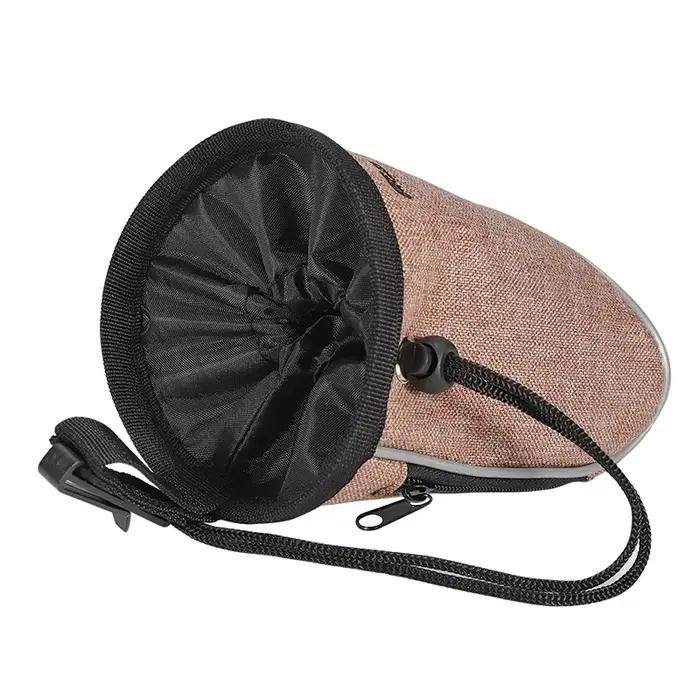 Sac de dressage pour chien avec distributeur intégré de sacs à déjections