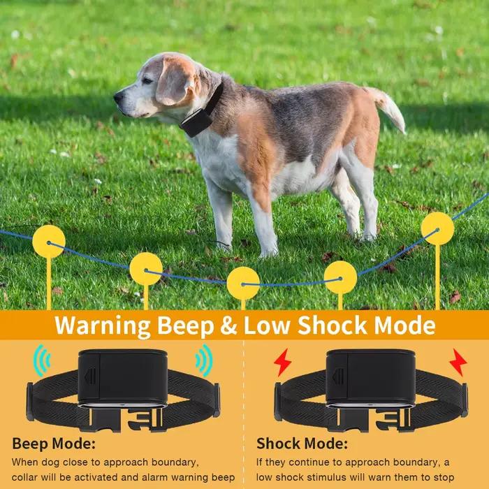 Système de clôture électrique souterraine pour animaux de compagnie
