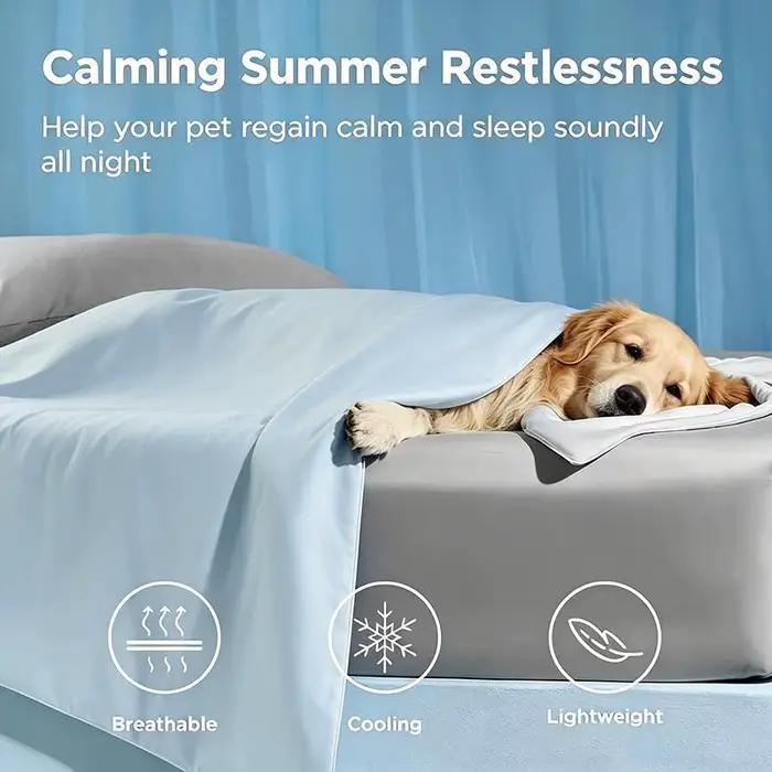 Couverture rafraîchissante d'été pour chiens et chats