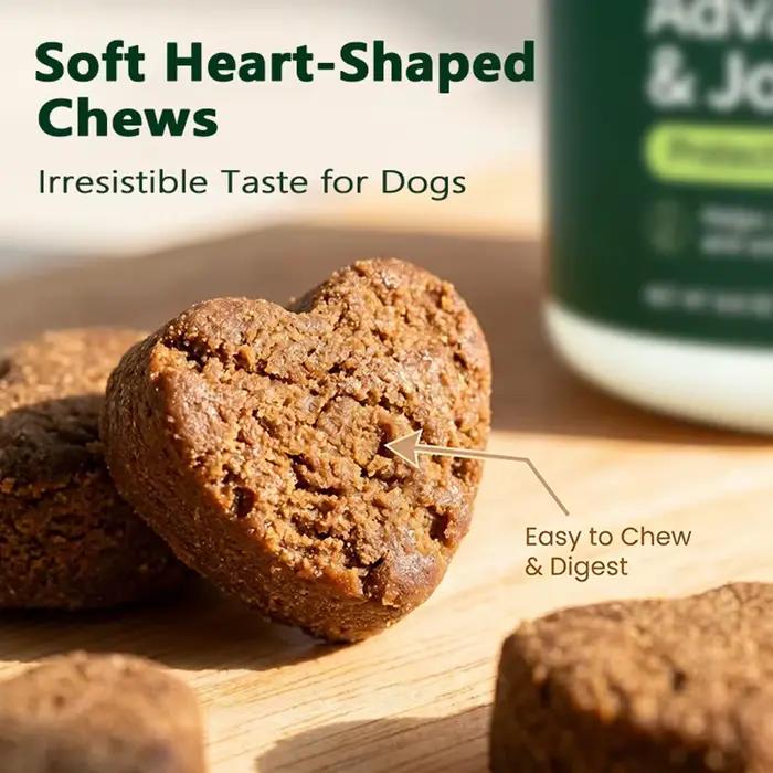 250g de friandises à mâcher pour chiens pour le soutien des articulations