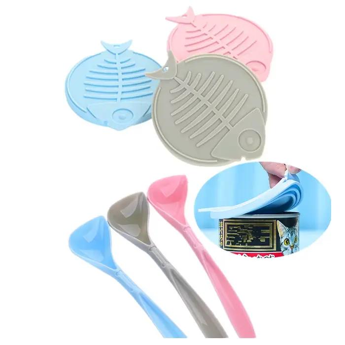 Couvercle universel de nourriture pour animaux de compagnie en Silicone