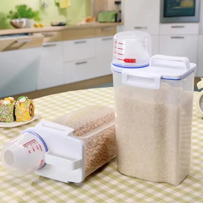 Grand bac de stockage hermétique pour aliments pour animaux – Conteneur durable sans BPA pour croquettes