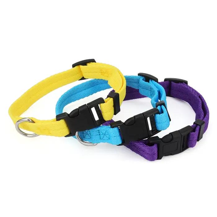 Collier pour animaux de compagnie multicolore en nylon