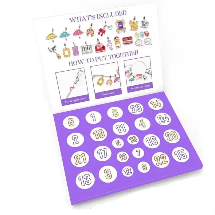 Calendrier de l'Avent 2025-Calendrier de compte à rebours de Noël 24 jours de Surprises-Cadeaux pour enfants