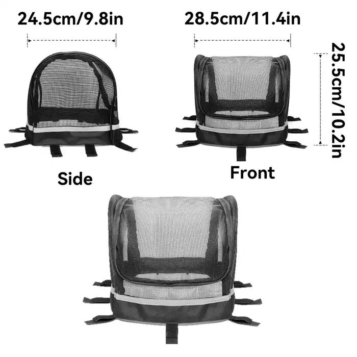 Panier de vélo pour chien, support de guidon de vélo pour chat avec fenêtre, petit panier de vélo pour chien pour les loisirs quotidiens, les trajets quotidiens, les activités en plein air et urbaines