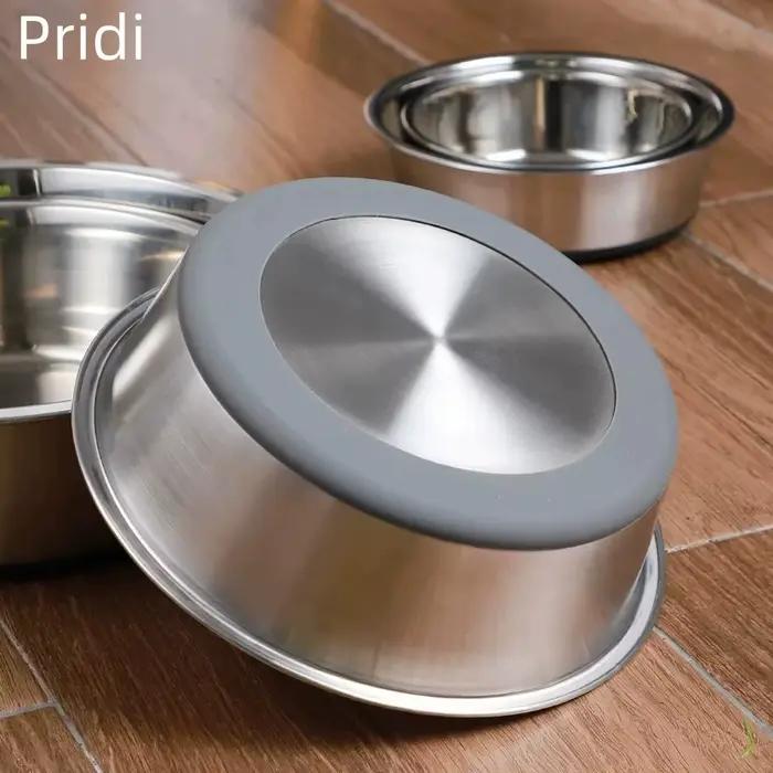 Bol pour chien en acier inoxydable anti-renversement