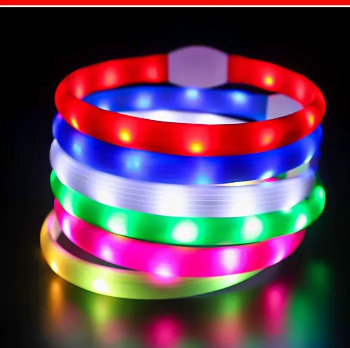 Collier pour chien éclairé par LED