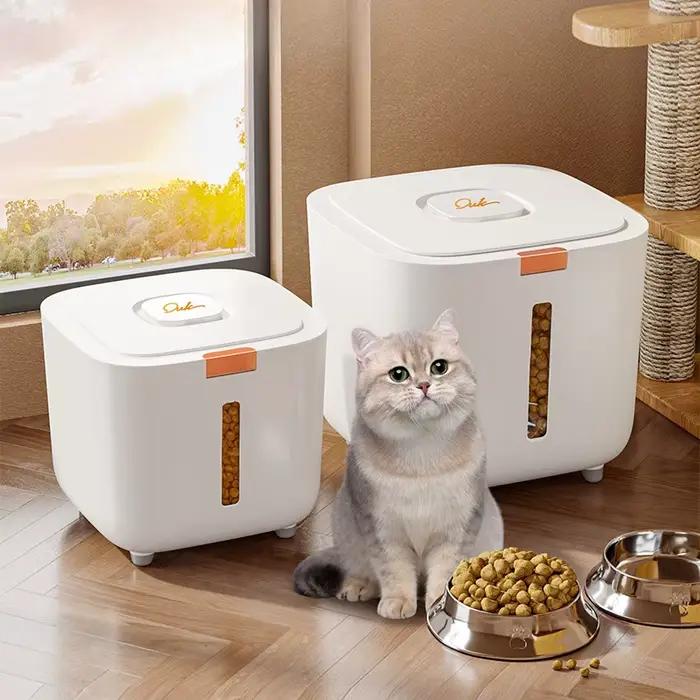 Grand seau de stockage des aliments pour chiens