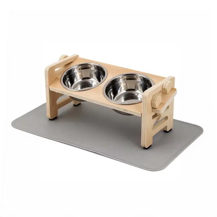 Tapis de nourriture surélevé pour chiots