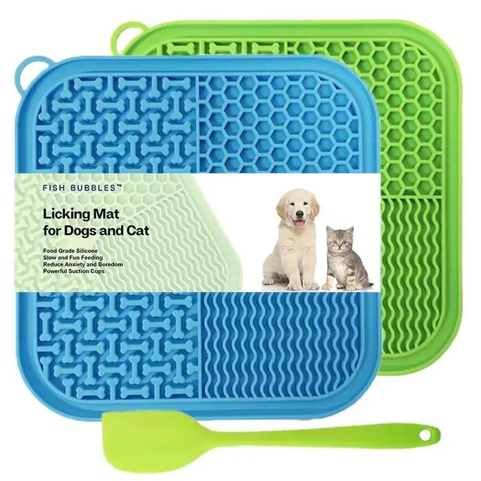 Tapis à lécher mangeoire lente pour chiens et chats