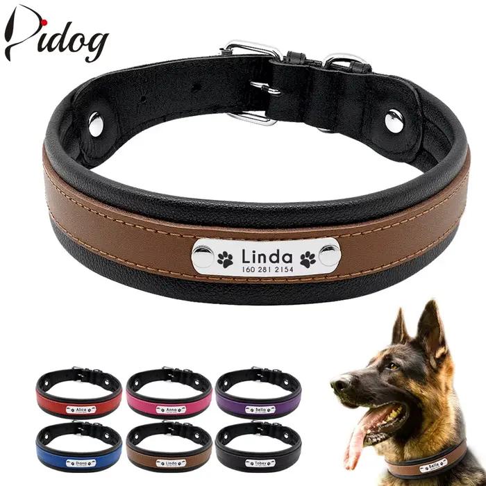 Collier de chien en cuir