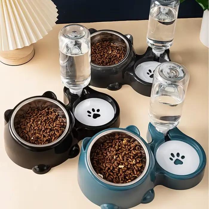 Mangeoire automatique pour animaux de compagnie et distributeur d'eau