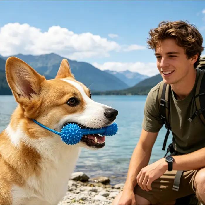 Brosses à dents en caoutchouc souple pour chiens