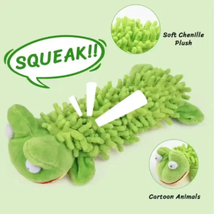 Nouveau jouet en peluche Durable pour chien de compagnie pour petites races-jouet de nettoyage à mâcher grinçant en forme d'animal pour chihuahua Yorkshire Bichon chiots