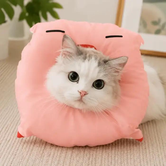 Collier élisabéthain réglable pour chat