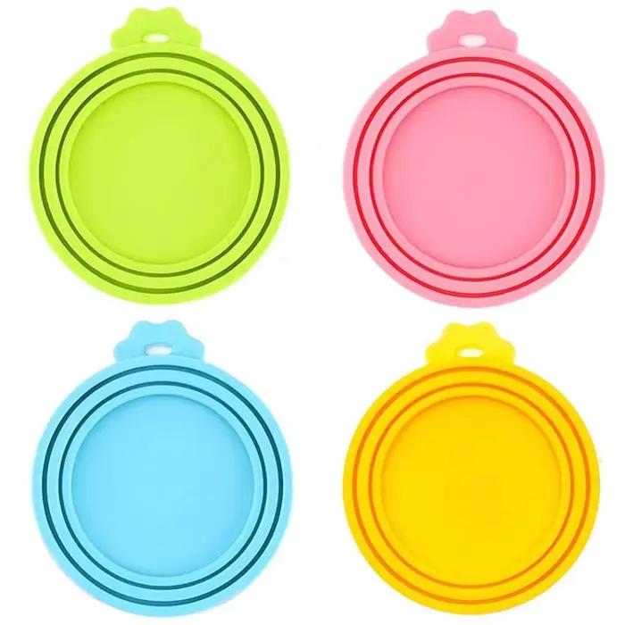 1 couvercle de canette réutilisable en Silicone pour animaux de compagnie