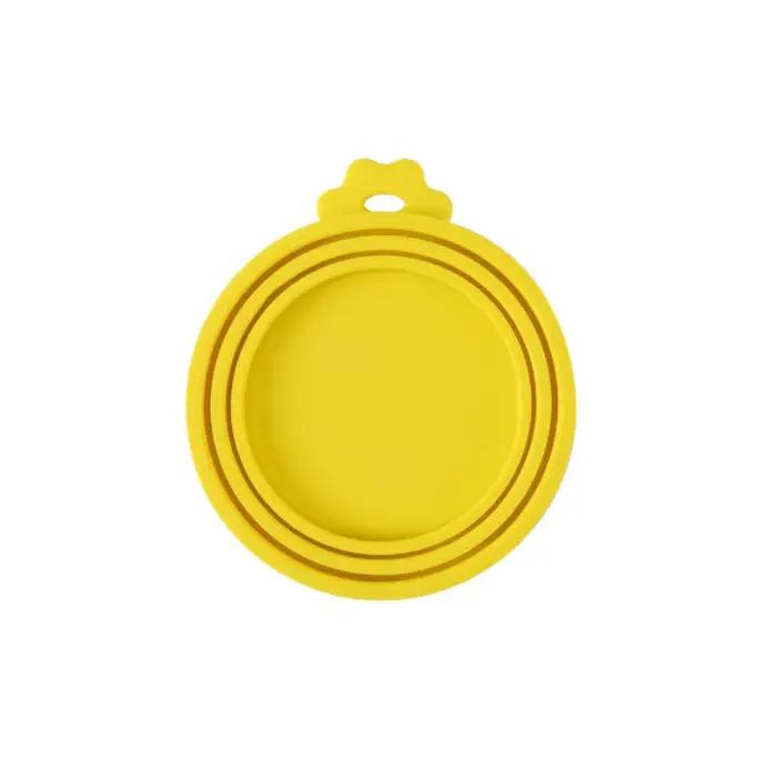 1 couvercle de canette réutilisable en Silicone pour animaux de compagnie