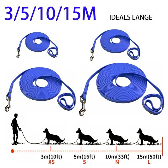 Laisse imperméable longue en Pvc pour chien