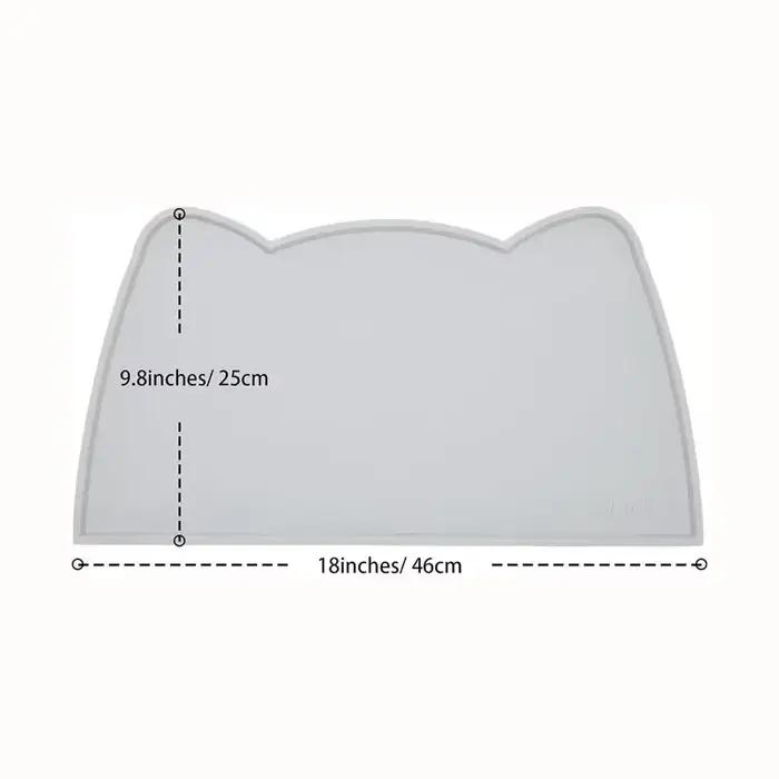 Tapis de nourriture pour animaux de compagnie en Silicone