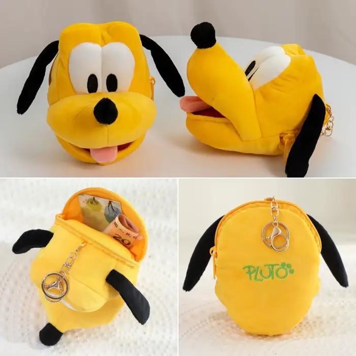 Pluto sac pendentif porte-monnaie dessin animé chien en peluche sac poupée Kawaii