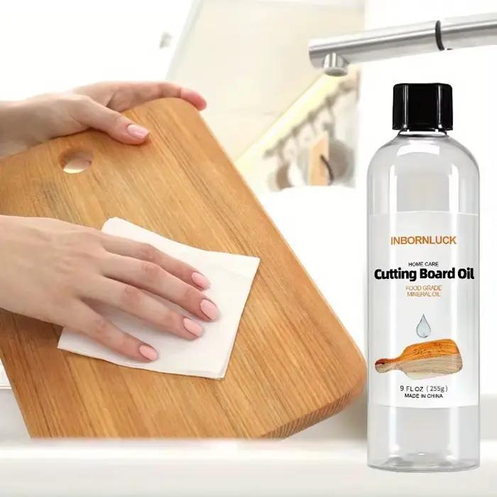 Huile minérale de qualité alimentaire pour planches à découper-après-shampooing en bois naturel et protection meubles