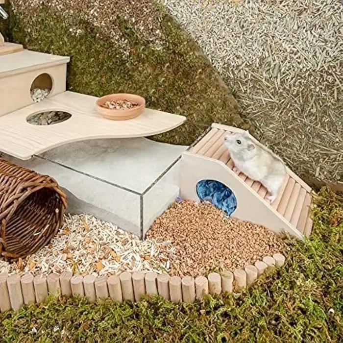 Maison pour hamster, petite échelle d'escalade pour animaux de compagnie pour hamsters