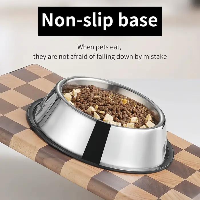 Bol pour animaux de compagnie en acier inoxydable