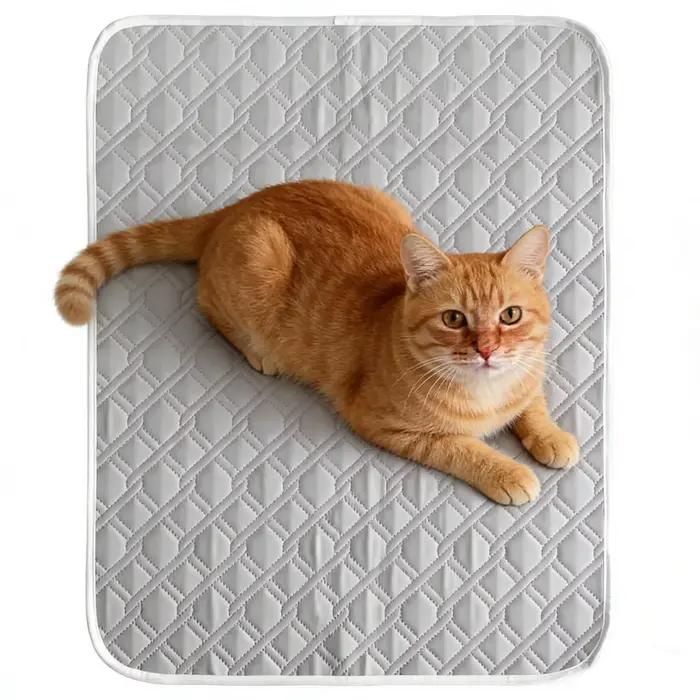 Tapis Rafraîchissant pour Animaux de Compagnie – Coussin Respirant et Lavable pour l'Été – Couverture