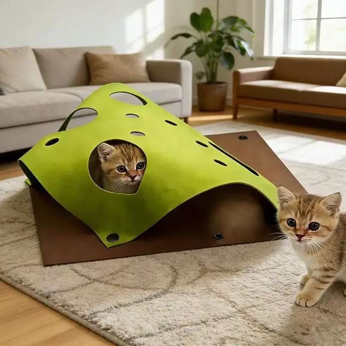 Tunnel interactif pour chat