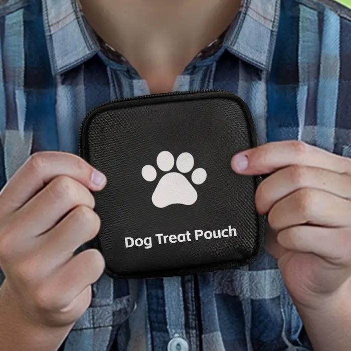 Sac de friandises d'entraînement pour chiens à fermeture éclair