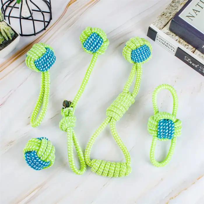 Jouet pour chien, boule de corde
