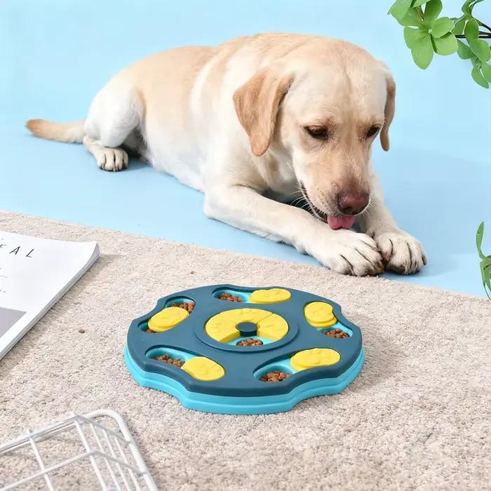 Jouets de puzzle pour chiens, distributeur de nourriture interactif pour augmenter l'QI, bol antidérapant pour manger lentement, jeux de nourriture pour chats et chiens