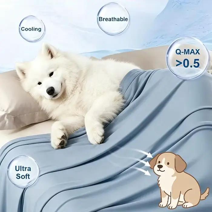 Couverture rafraîchissante d'été pour chiens et chats