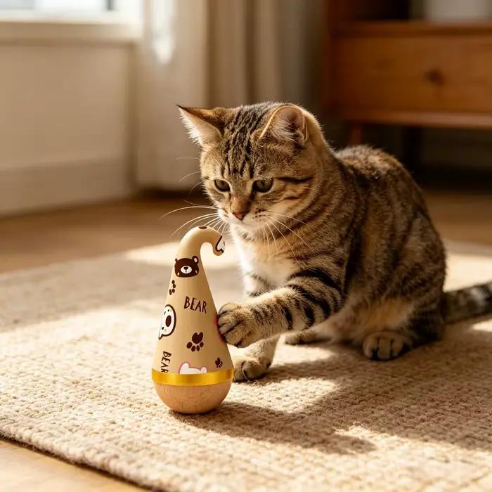 Jouet interactif Wobble & Spin pour chiens et chats
