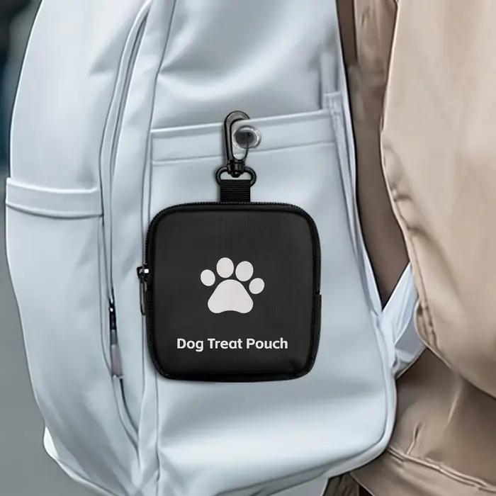 Sac de friandises d'entraînement pour chiens à fermeture éclair