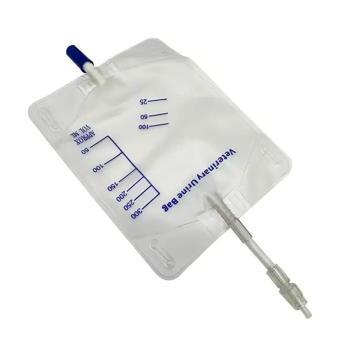Sac à urine anti-reflux spécifique en PET de 300 ml pour chat et chien