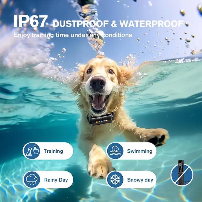 ROJECO collier de dressage pour chien avec télécommande 1600FT IP67