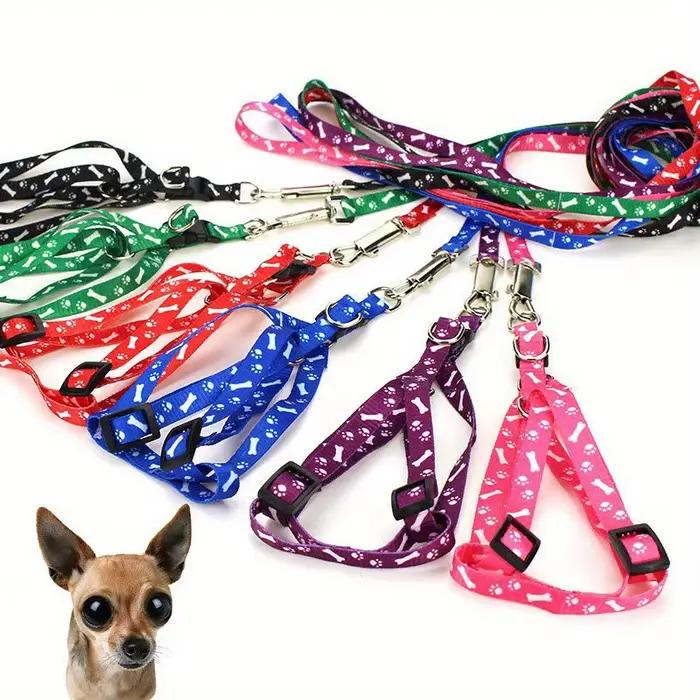 Laisse réglable en nylon pour petit animal de compagnie