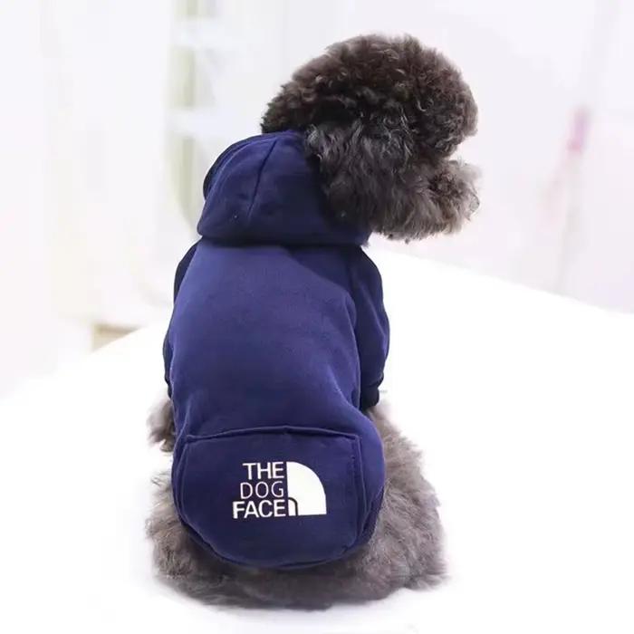 Sweat-shirt à capuche pour chien d'hiver