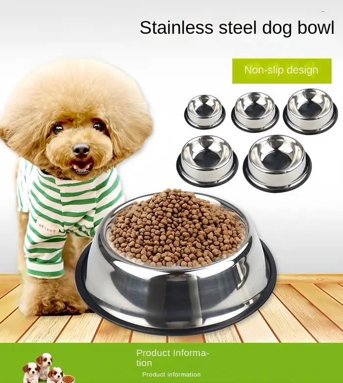 Bol pour animaux de compagnie en acier inoxydable
