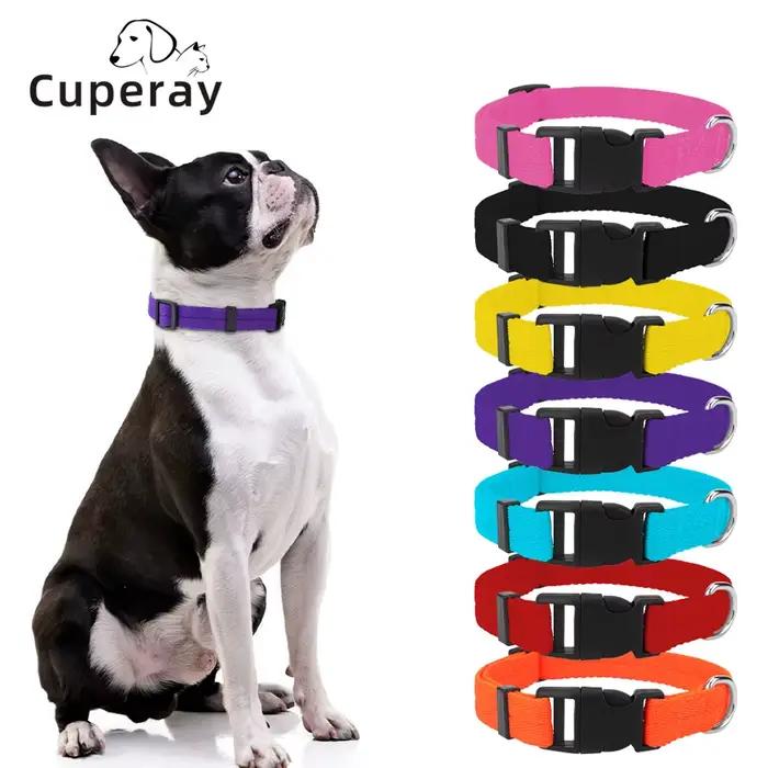Collier pour animaux de compagnie multicolore en nylon