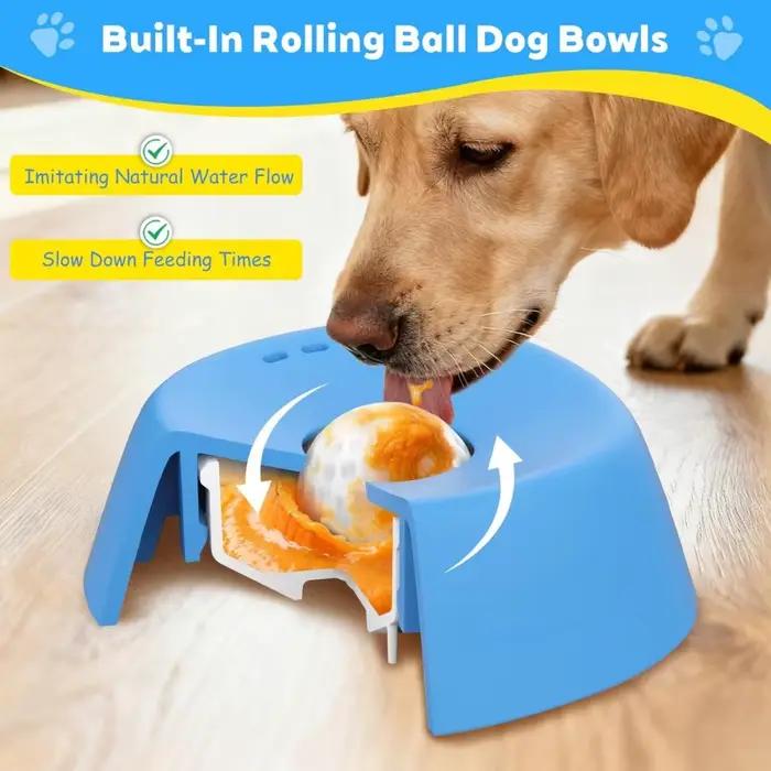 Bol pour chien à mangeoire lente Anti-étouffement