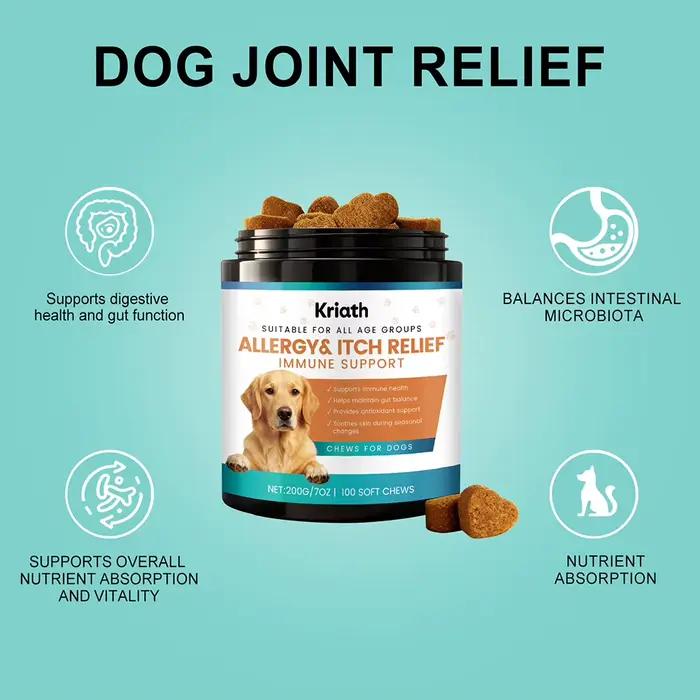 200g Friandises à mâcher pour chiens contre les allergies