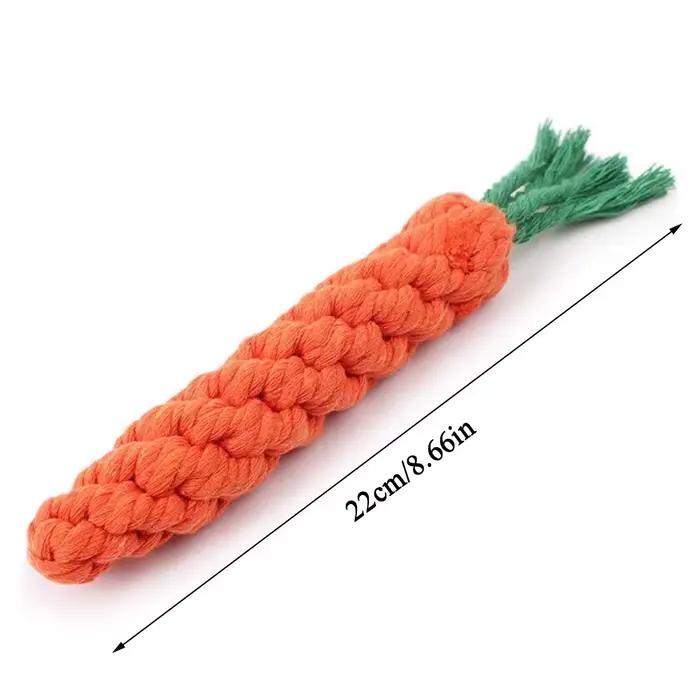 1 pièces carotte chien morsure corde