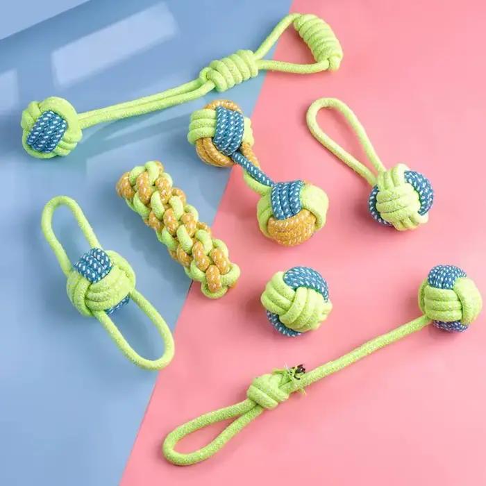 Jouet pour chien, boule de corde
