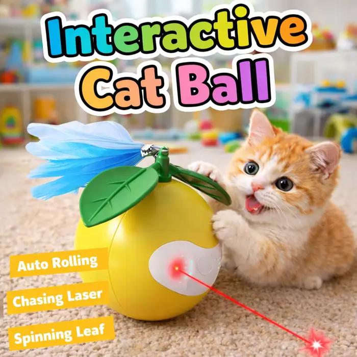 Nouveau modèle de jouet pour chat - Lumière laser intelligente auto-amusante pour jouer avec les chats et les animaux de compagnie