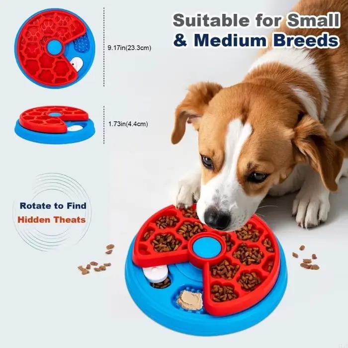 Bol à alimentation lente à 3 couches pour animaux