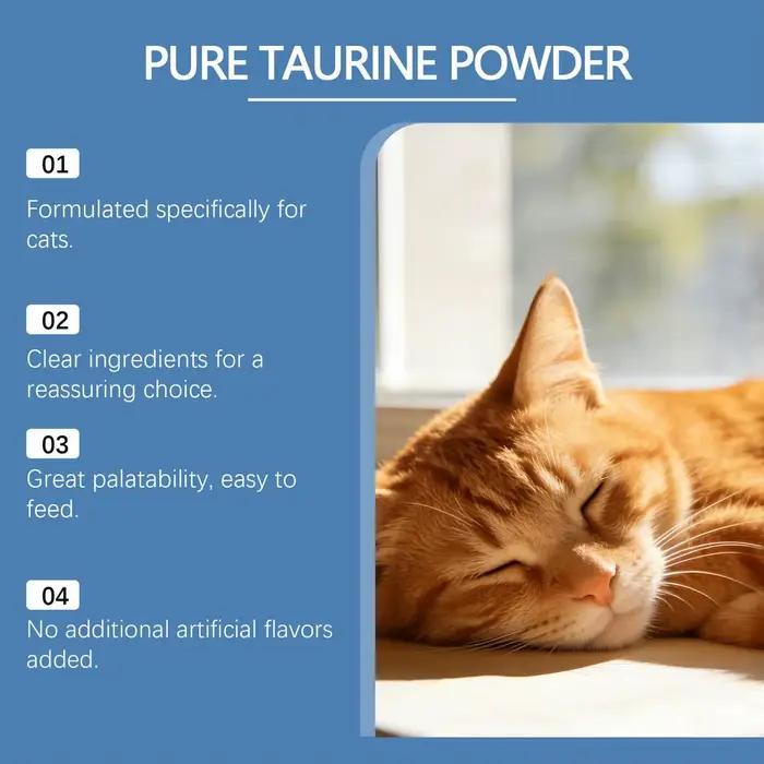 Poudre de taurine pour chats