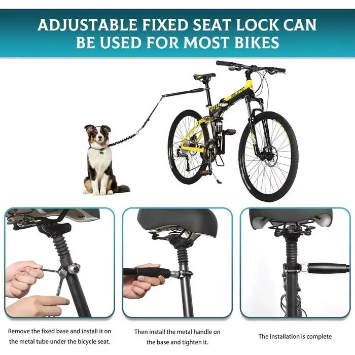Laisse d'exercice de vélo pour chien