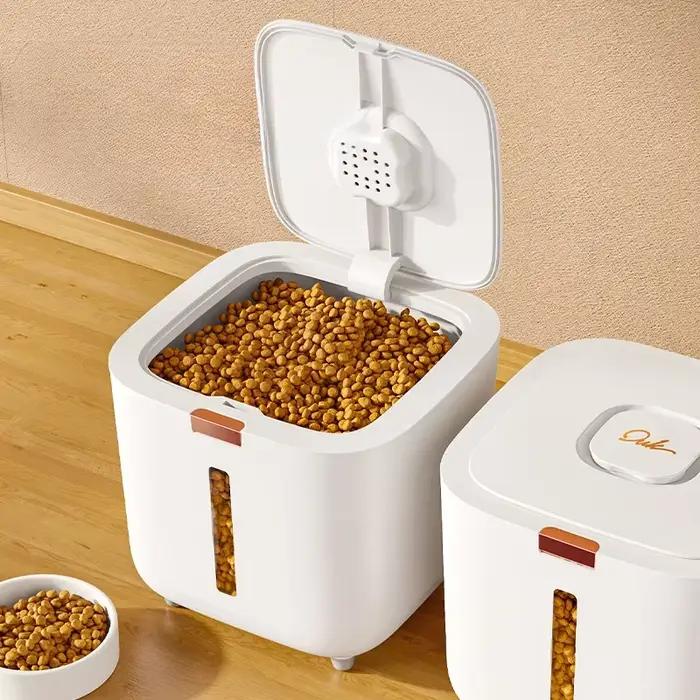 Grand seau de stockage des aliments pour chiens